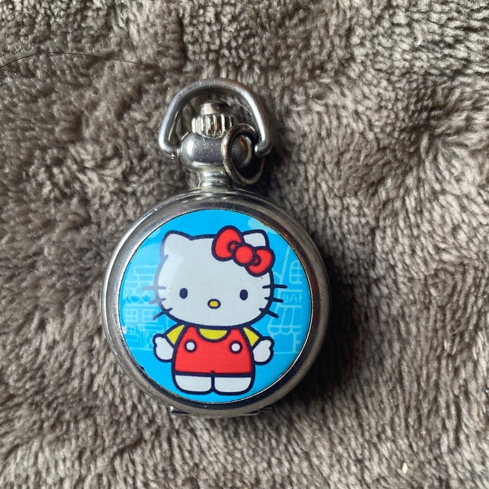 Y2K Hello Kitty Pocket Watch